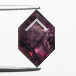 4.92ct Purple Hexagon Step Cut Sapphire - Lelya - bespoke engagement and wedding rings made in Scotland, UK