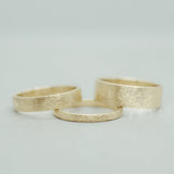 Brushed Wedding Band 2mm - Lelya - bespoke engagement and wedding rings made in Scotland, UK