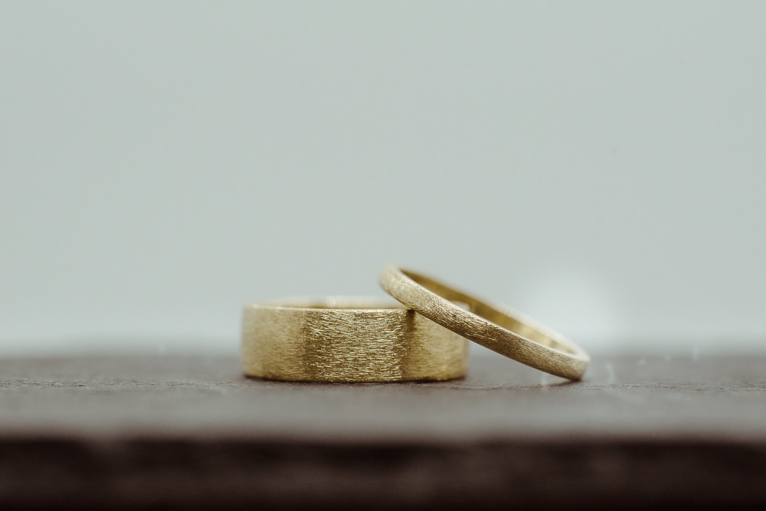 Brushed Wedding Band 6mm - Lelya - bespoke engagement and wedding rings made in Scotland, UK