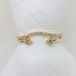 Cassiopeia Band - Lelya - bespoke engagement and wedding rings made in Scotland, UK