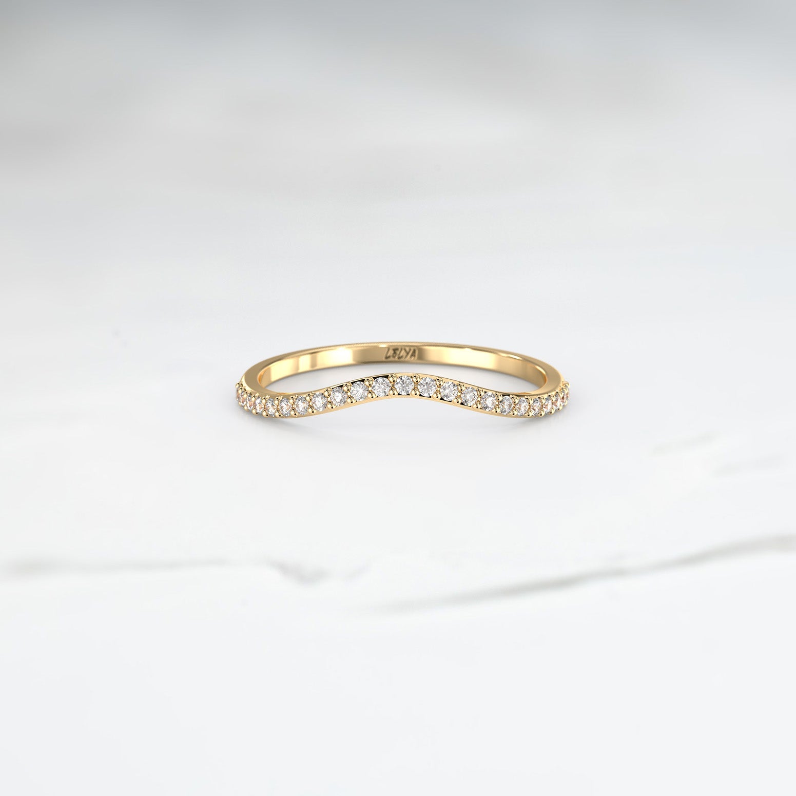 Cassiopeia Band - Lelya - bespoke engagement and wedding rings made in Scotland, UK