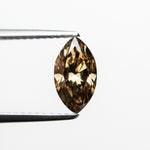 Champagne Marquise Brilliant Cut 1.03ct Diamond - Lelya - bespoke engagement and wedding rings made in Scotland, UK
