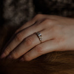 Diamond Andromeda Ice Ring - Lelya - bespoke engagement and wedding rings made in Scotland, UK