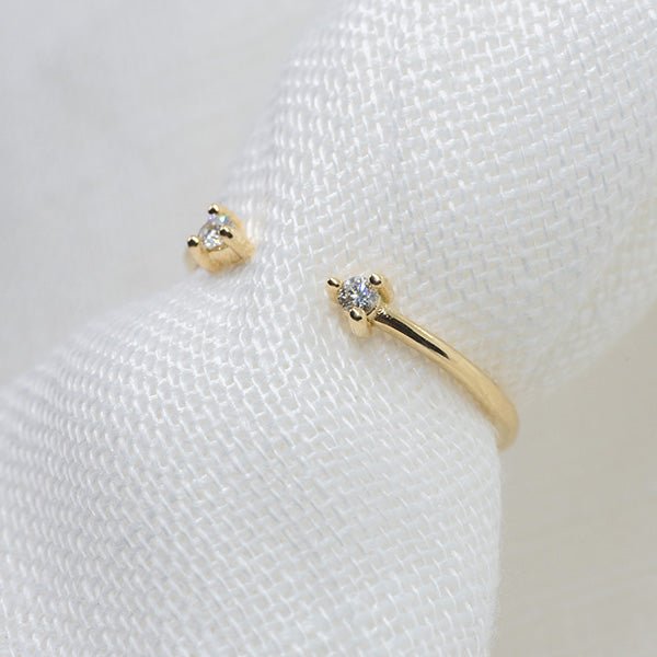 Diamond Astra Ring - Lelya - bespoke engagement and wedding rings made in Scotland, UK