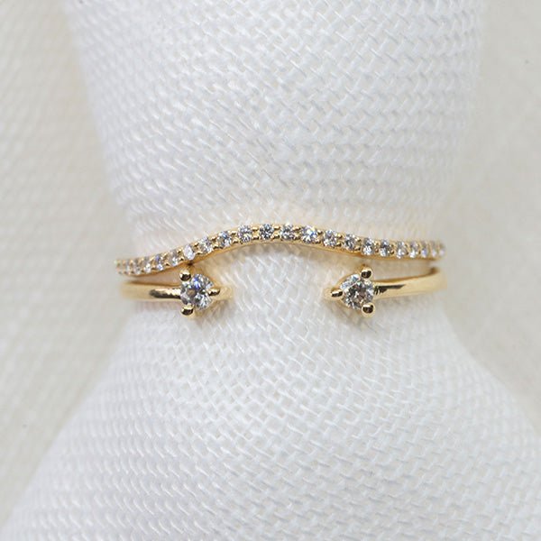 Diamond Astra Ring - Lelya - bespoke engagement and wedding rings made in Scotland, UK