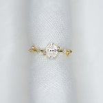 Diamond Aurora Dew Ring - Lelya - bespoke engagement and wedding rings made in Scotland, UK