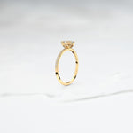 Diamond Aurora Frost Ring - Lelya - bespoke engagement and wedding rings made in Scotland, UK