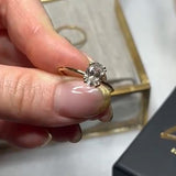 Diamond Aurora Ring - Lelya - bespoke engagement and wedding rings made in Scotland, UK