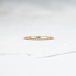 Diamond Frost Band - Lelya - bespoke engagement and wedding rings made in Scotland, UK