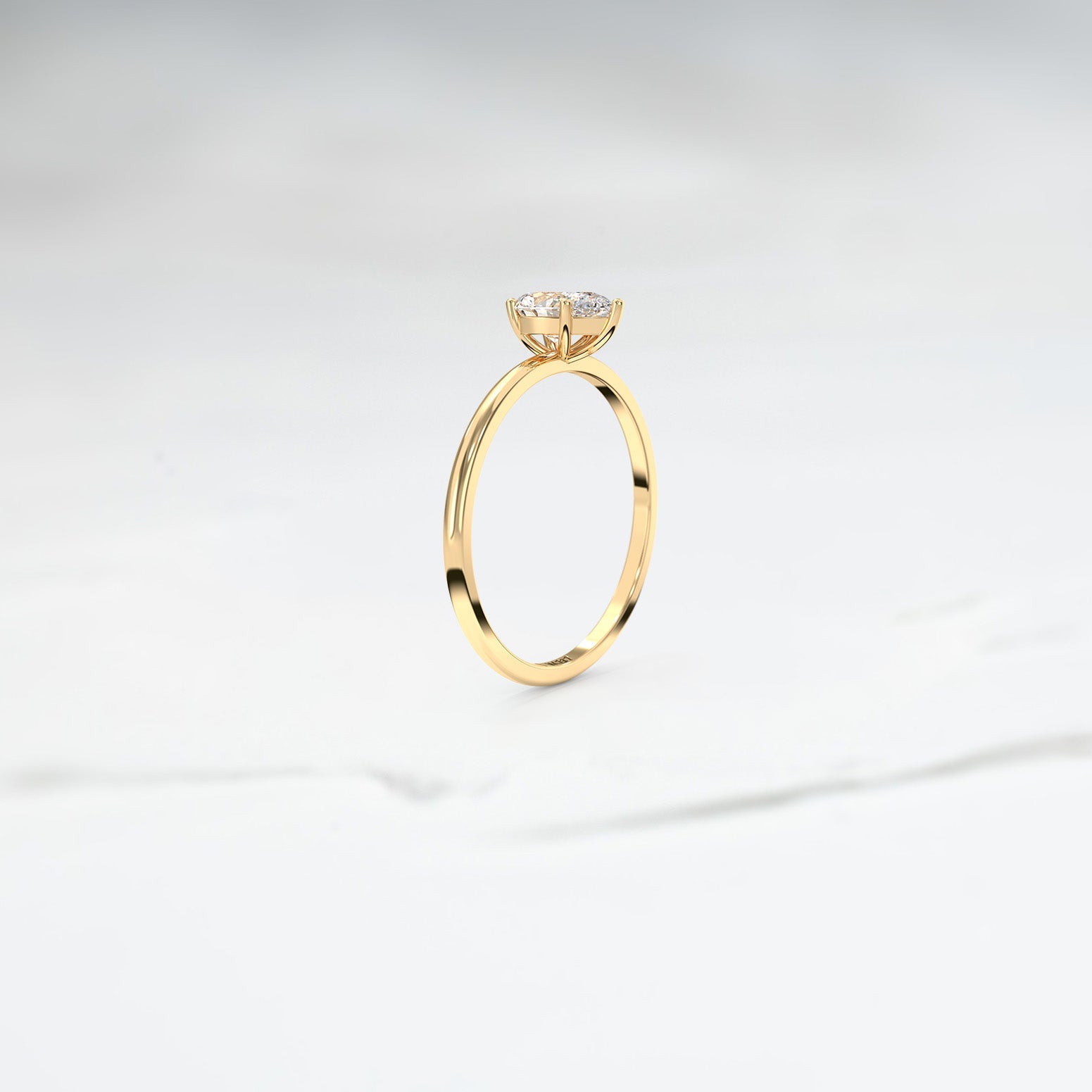 Diamond Gaia Ring - Lelya - bespoke engagement and wedding rings made in Scotland, UK