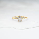 Diamond Gaia Ring - Lelya - bespoke engagement and wedding rings made in Scotland, UK