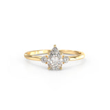 Diamond Gaia Triad Ring - Lelya - bespoke engagement and wedding rings made in Scotland, UK