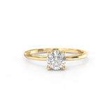 Diamond Halley Ring - Lelya - bespoke engagement and wedding rings made in Scotland, UK