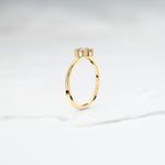 Diamond Halley Ring - Lelya - bespoke engagement and wedding rings made in Scotland, UK