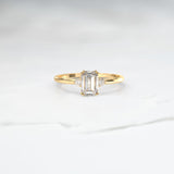 Diamond Maia Triad Ring - Lelya - bespoke engagement and wedding rings made in Scotland, UK