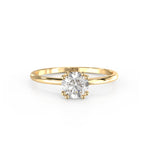 Diamond Polaris Ring - Lelya - bespoke engagement and wedding rings made in Scotland, UK
