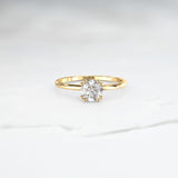 Diamond Polaris Ring - Lelya - bespoke engagement and wedding rings made in Scotland, UK