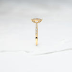 Diamond Stella Frost Ring - Lelya - bespoke engagement and wedding rings made in Scotland, UK
