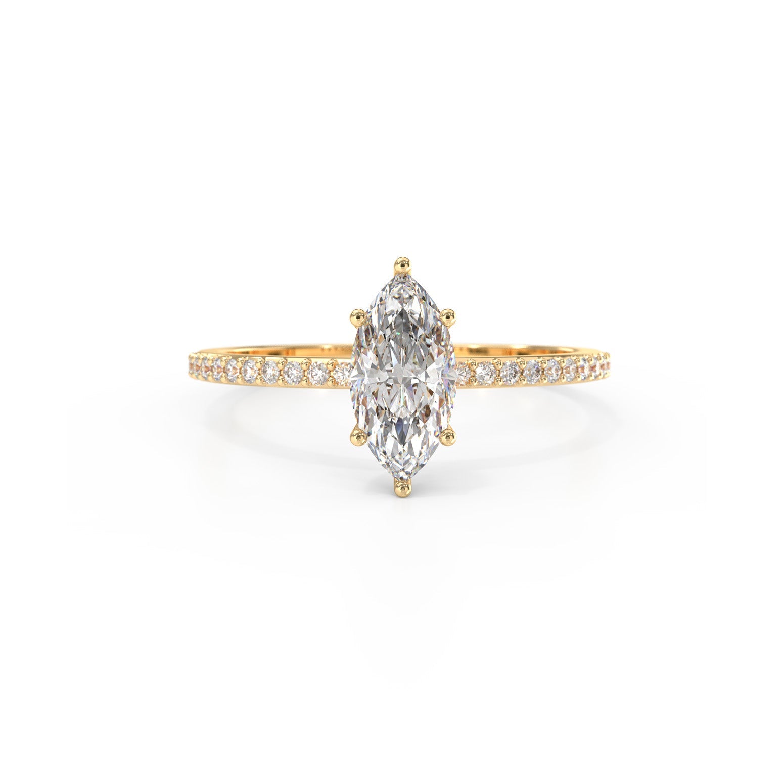 Diamond Stella Frost Ring - Lelya - bespoke engagement and wedding rings made in Scotland, UK