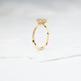 Diamond Stella Triad Ring - Lelya - bespoke engagement and wedding rings made in Scotland, UK