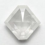 Icy Hexagon Rose Cut 2.63ct Diamond - Lelya - bespoke engagement and wedding rings made in Scotland, UK