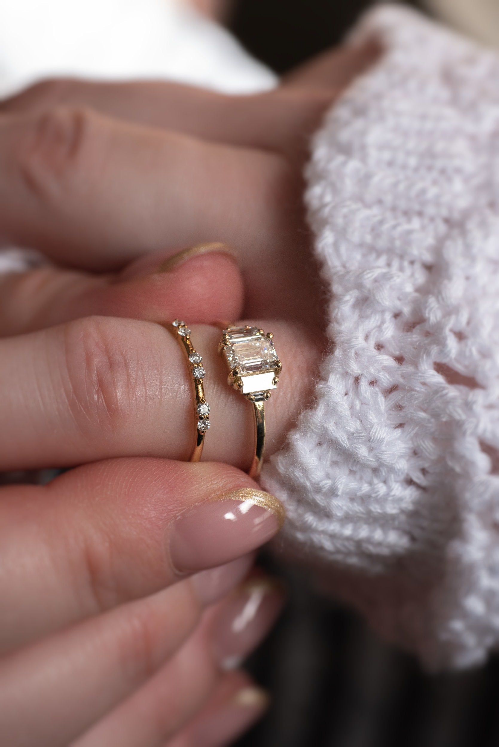 Orion's Lustre Ring - Lelya - bespoke engagement and wedding rings made in Scotland, UK