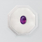 Oval Cut 1.38ct Purple Sapphire - Lelya - bespoke engagement and wedding rings made in Scotland, UK