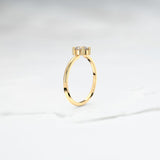 Rose Diamond Halley Ring - Lelya - bespoke engagement and wedding rings made in Scotland, UK