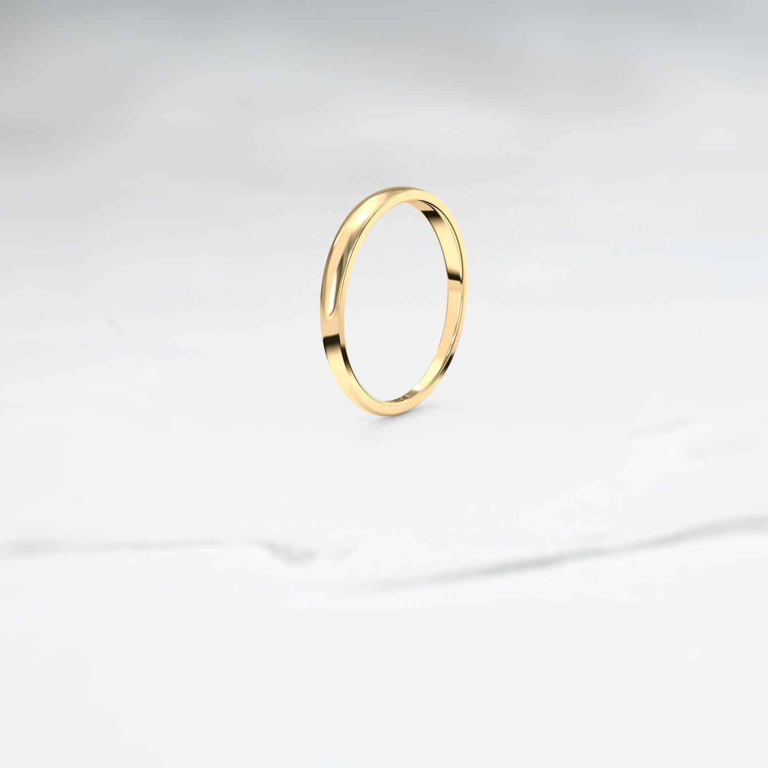 Tapered band - Lelya - bespoke engagement and wedding rings made in Scotland, UK