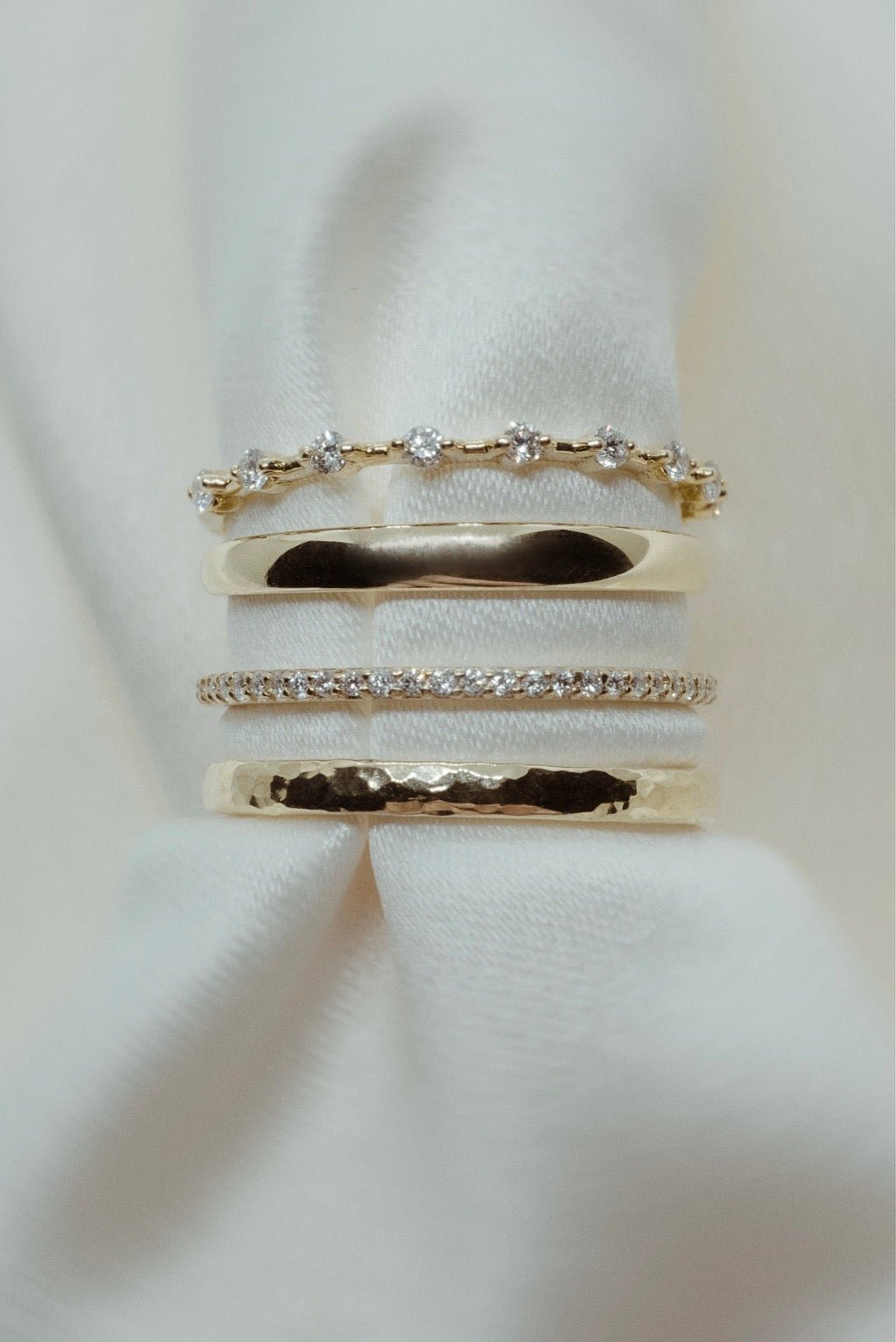 Tapered band - Lelya - bespoke engagement and wedding rings made in Scotland, UK