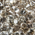 Wee Champagne Diamond Sparkle Band - Lelya - bespoke engagement and wedding rings made in Scotland, UK
