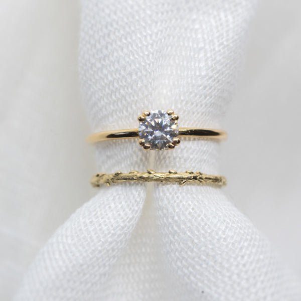 Willow Band - Lelya - bespoke engagement and wedding rings made in Scotland, UK